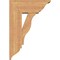 Ekena Millwork Funston Traditional Smooth Bracket w/ Offset Brace, Western Red Cedar, 7 1/2"W x 18"D x 26"H BKT0806X18X26FST01SWR - alternate 4